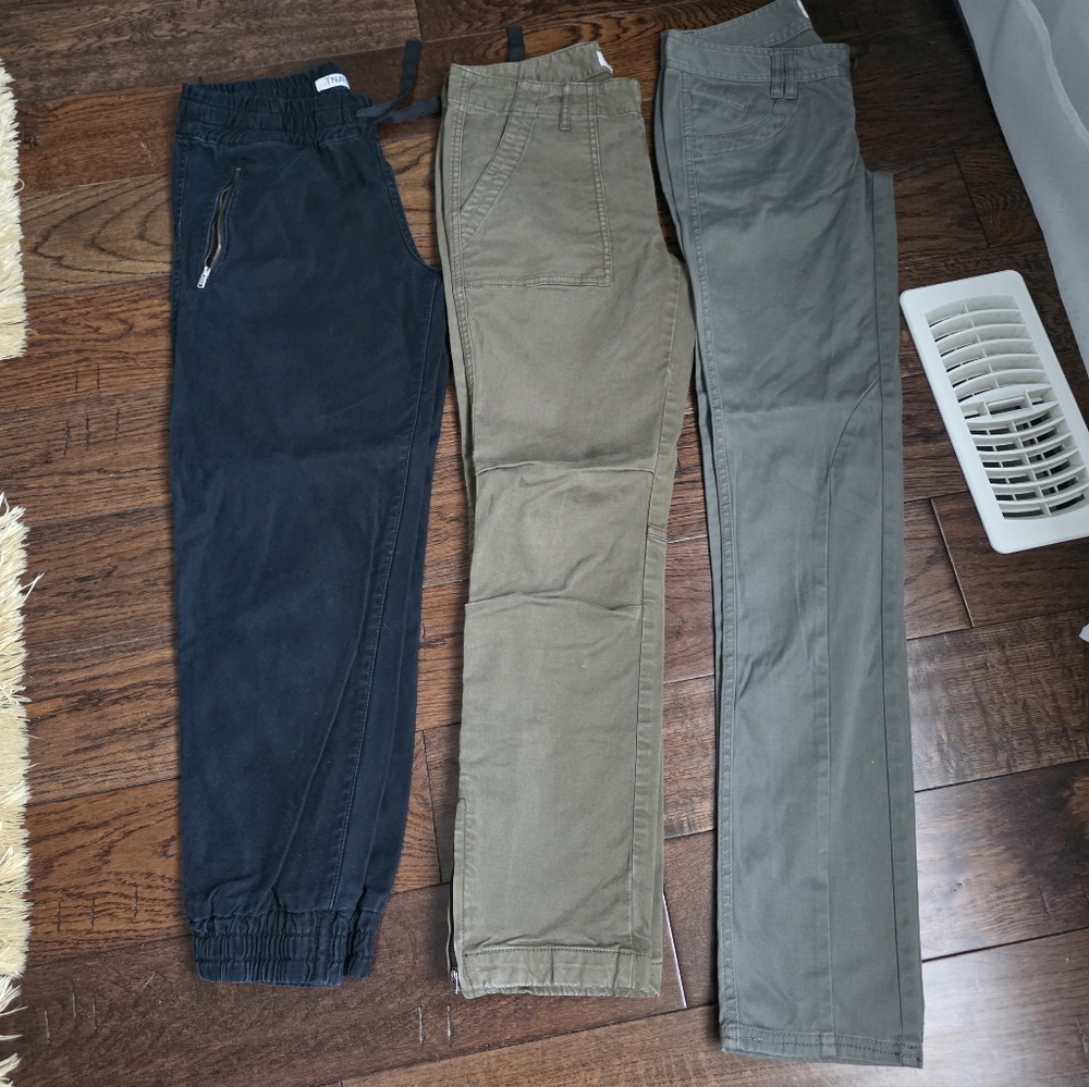 TNA Womens Cargo Pants - Black, Tan, and Gray